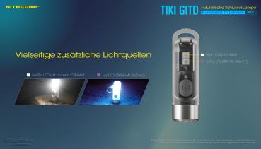 NITECORE - TIKI GTID - GLOW IN THE DARK - BLUE